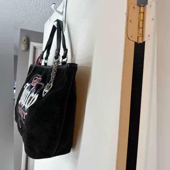 JUICY COUTURE velvet large Tote vintage - Picture 5 of 7